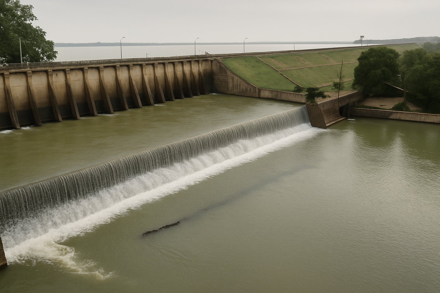 Gangrel Dam in Dhamtari