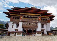 Gangteng Monastery in Wangdue Phodrang