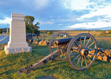 Gettysburg National Military Park in Pennsylvania