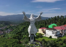 Giant Statue Of Jesus in Manado