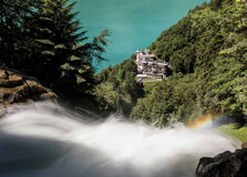 Giessbach Waterfalls in Interlaken