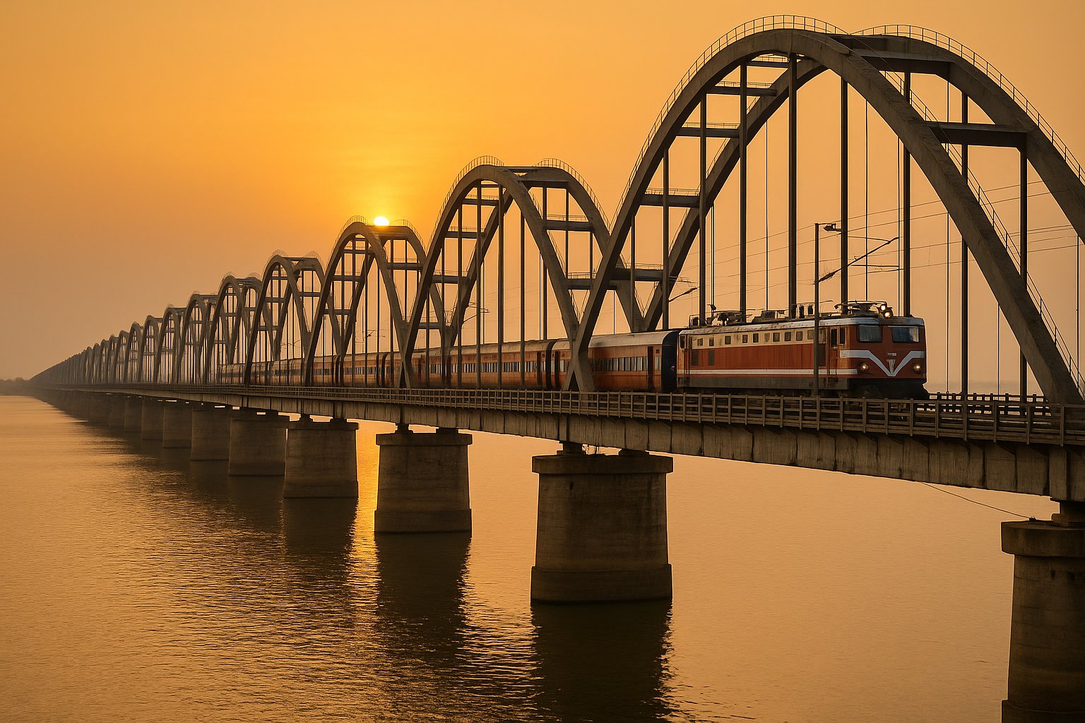 Godavari Bridge in Rajahmundry