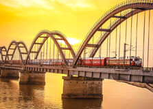 Godavari Bridge in Rajahmundry