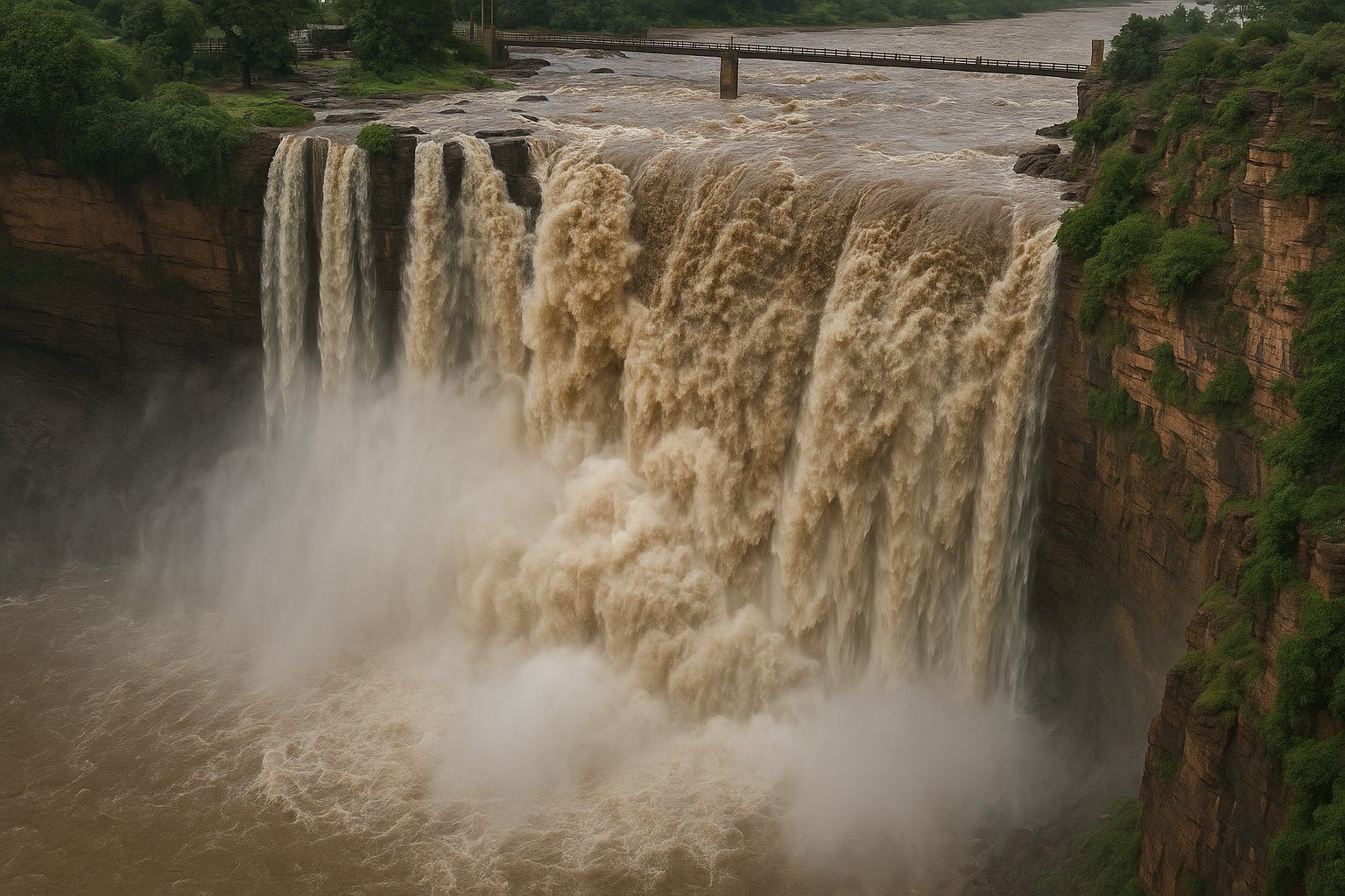 Gokak Falls in Belgaum