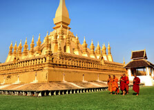 Great Sacred Stupa (Pha That Luang) in Vientiane