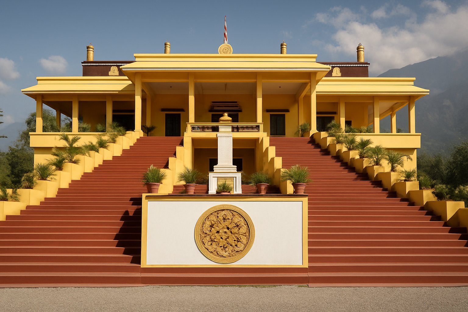 Gyuto Monastery in Dharamshala