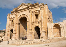 Hadrian's Arch in Jerash Hadrian's Arch in Jerash