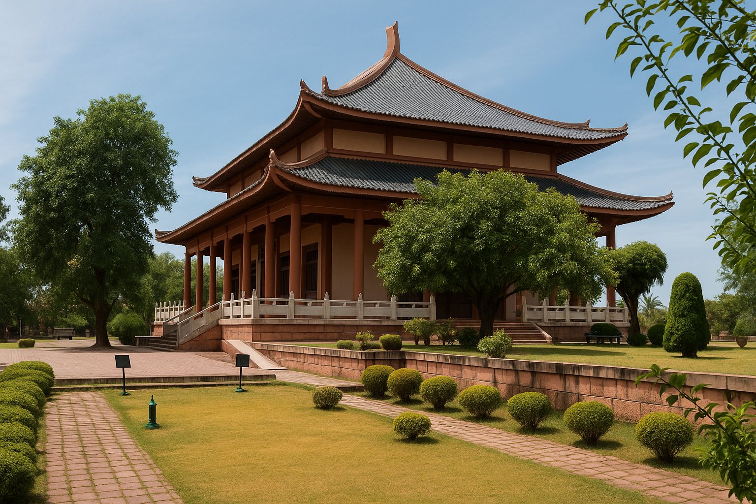 Hiuen Tsang Memorial Hall in Nalanda