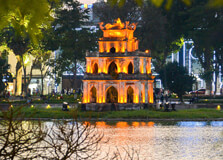Hoan Kiem Lake in Hanoi