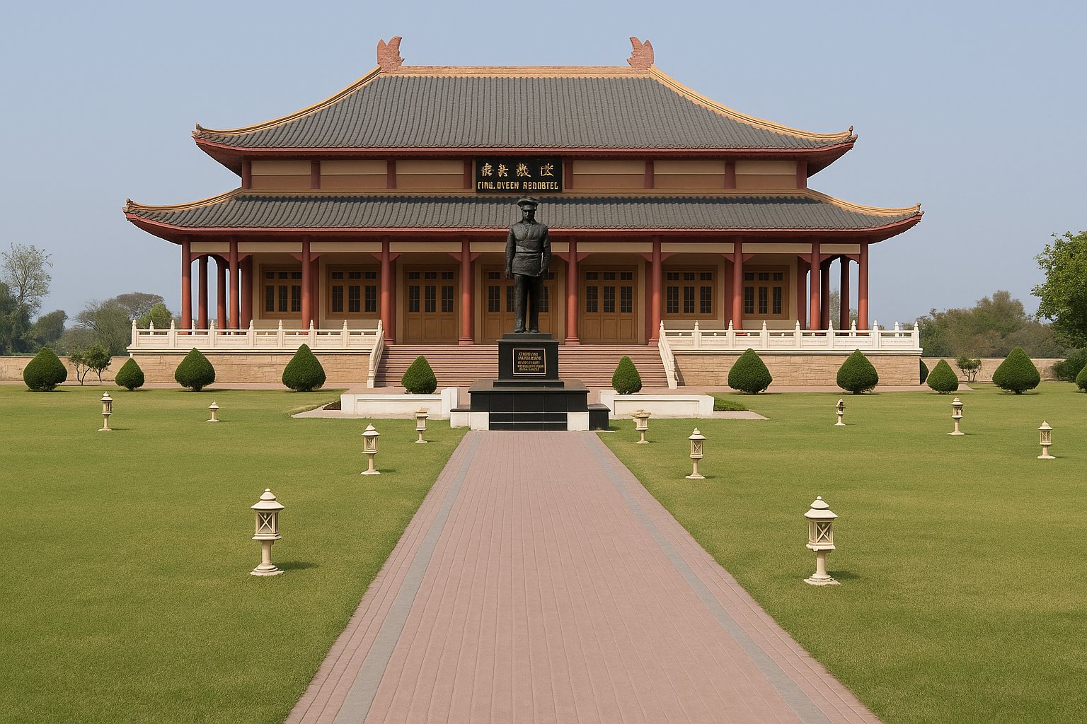 Huin Shuein Memorial in Nalanda