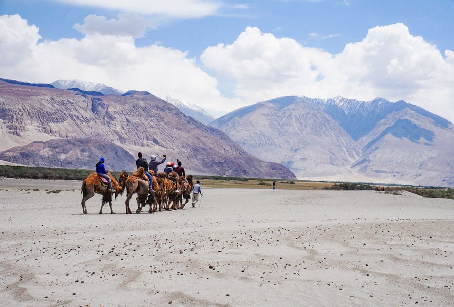 Hunder Sand Dunes in Nubra
