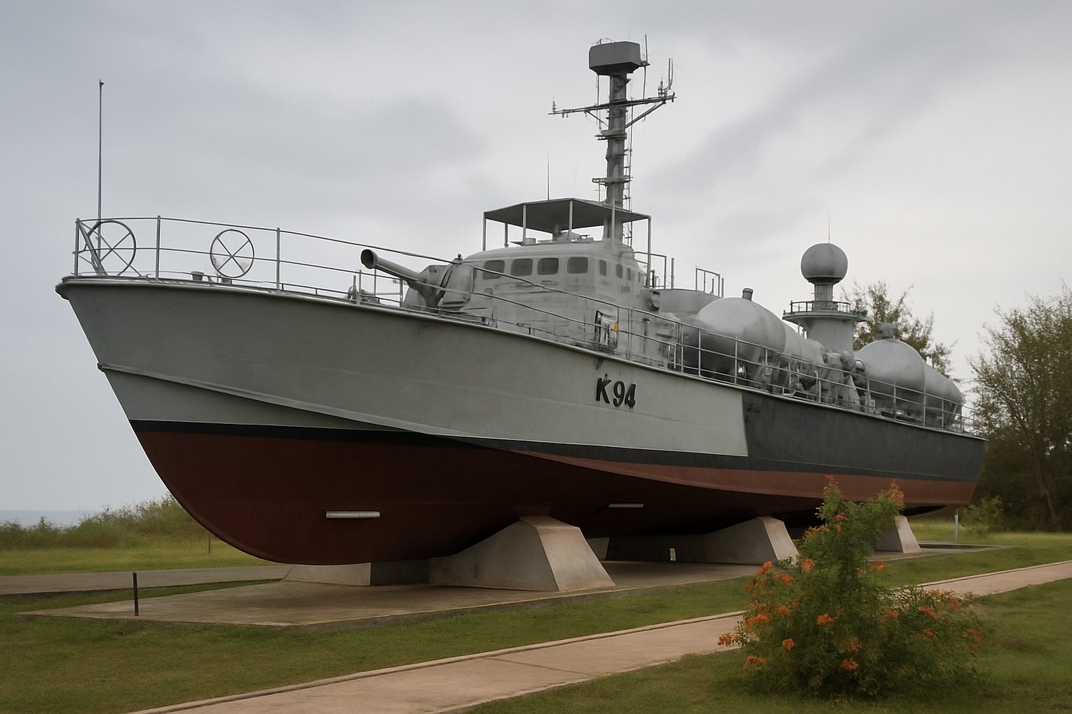 INS-Chapel Warship Museum in Karwar