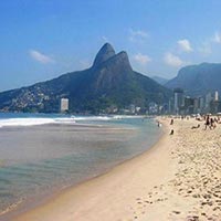Ipanema Beach in Rio De Janeiro