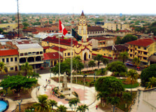 Iquitos’ Main Square in Iquitos