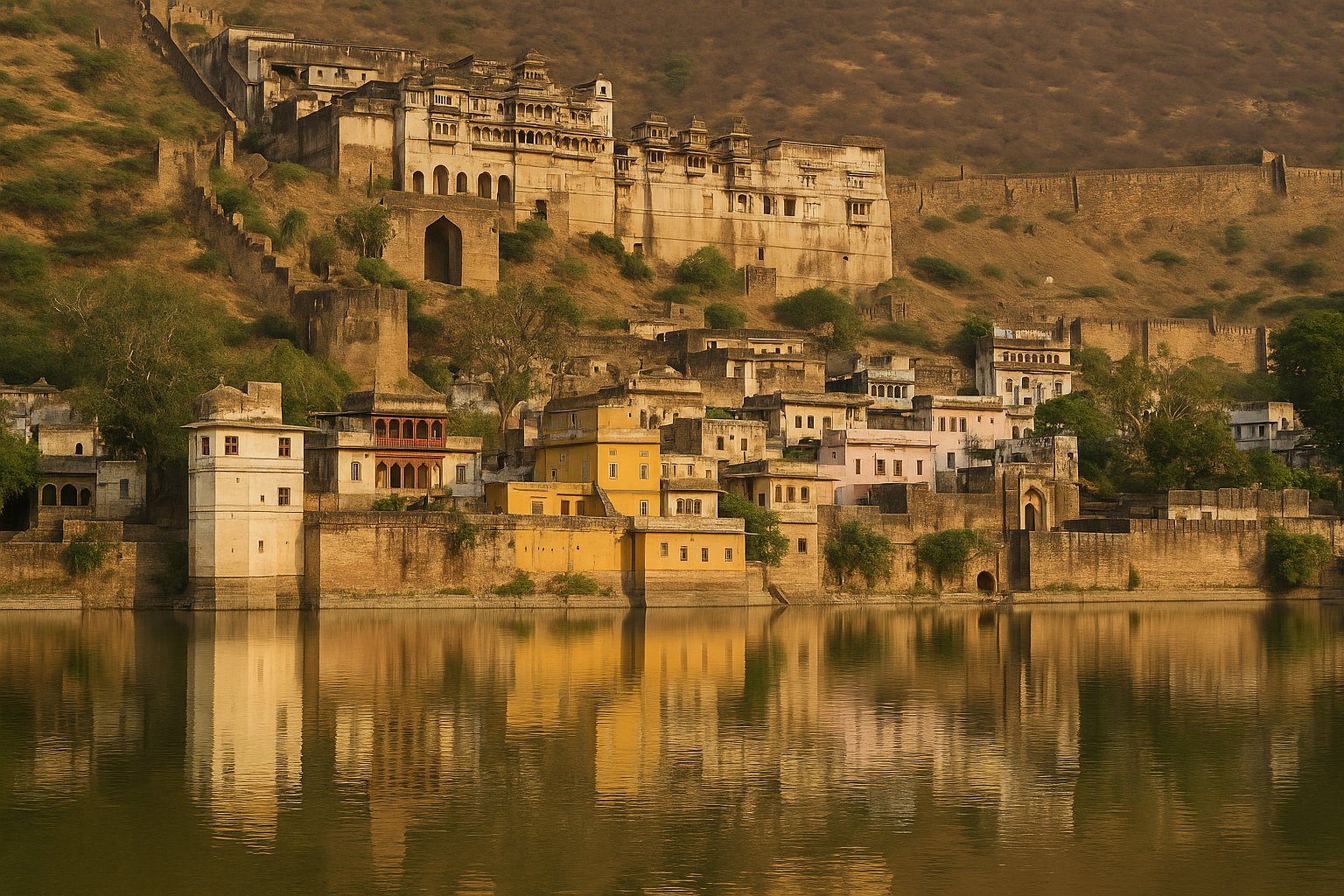 Jait Sagar Lake in Bundi