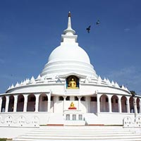 Japanese Peace Pagoda in Galle