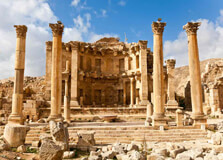 Jerash Ruins in Jerash Jerash Ruins in Jerash