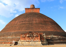Jetavanaramaya Stupa in Anuradhapura