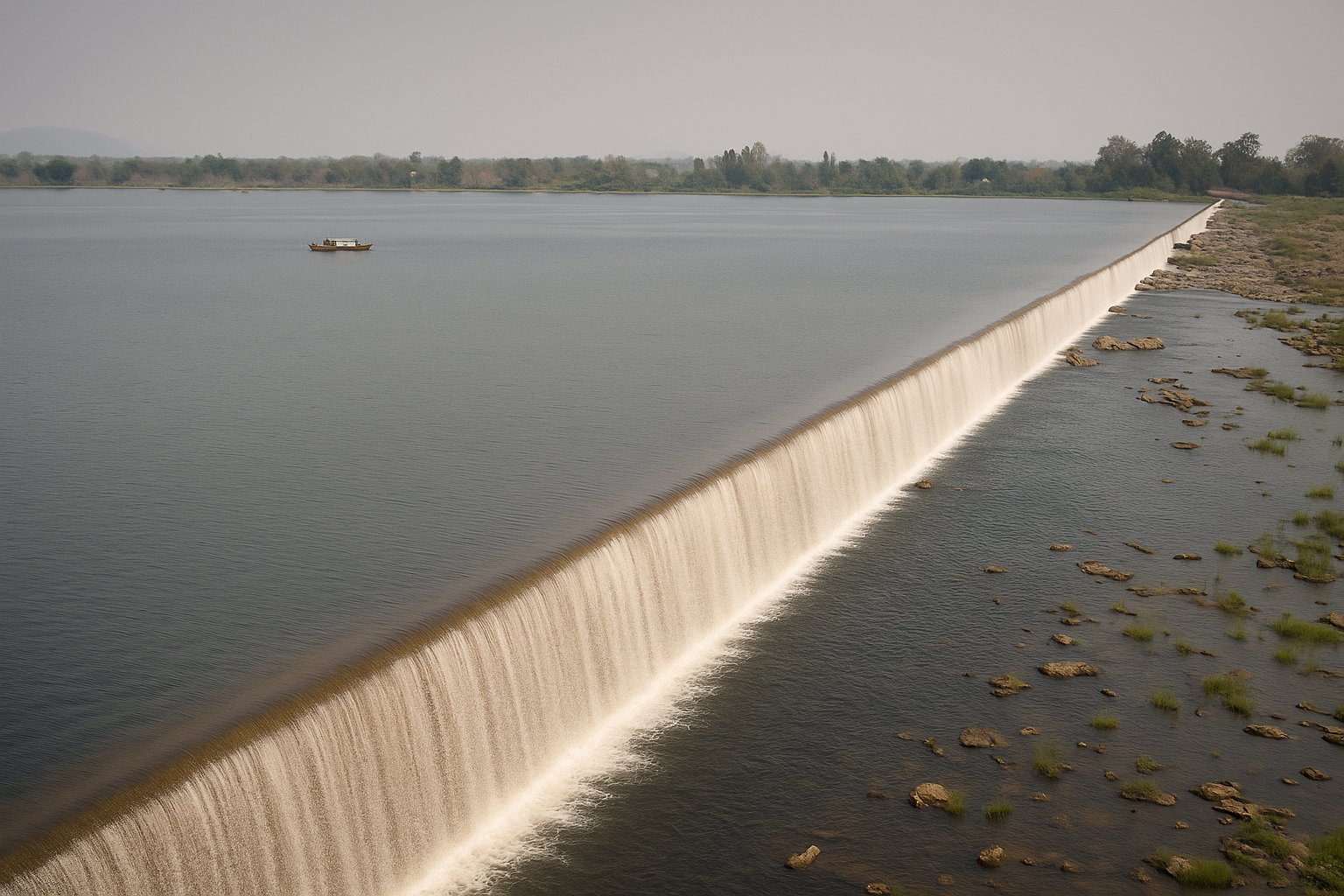 Kadam Dam in Adilabad