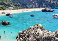 Kakome Beach in Sarande