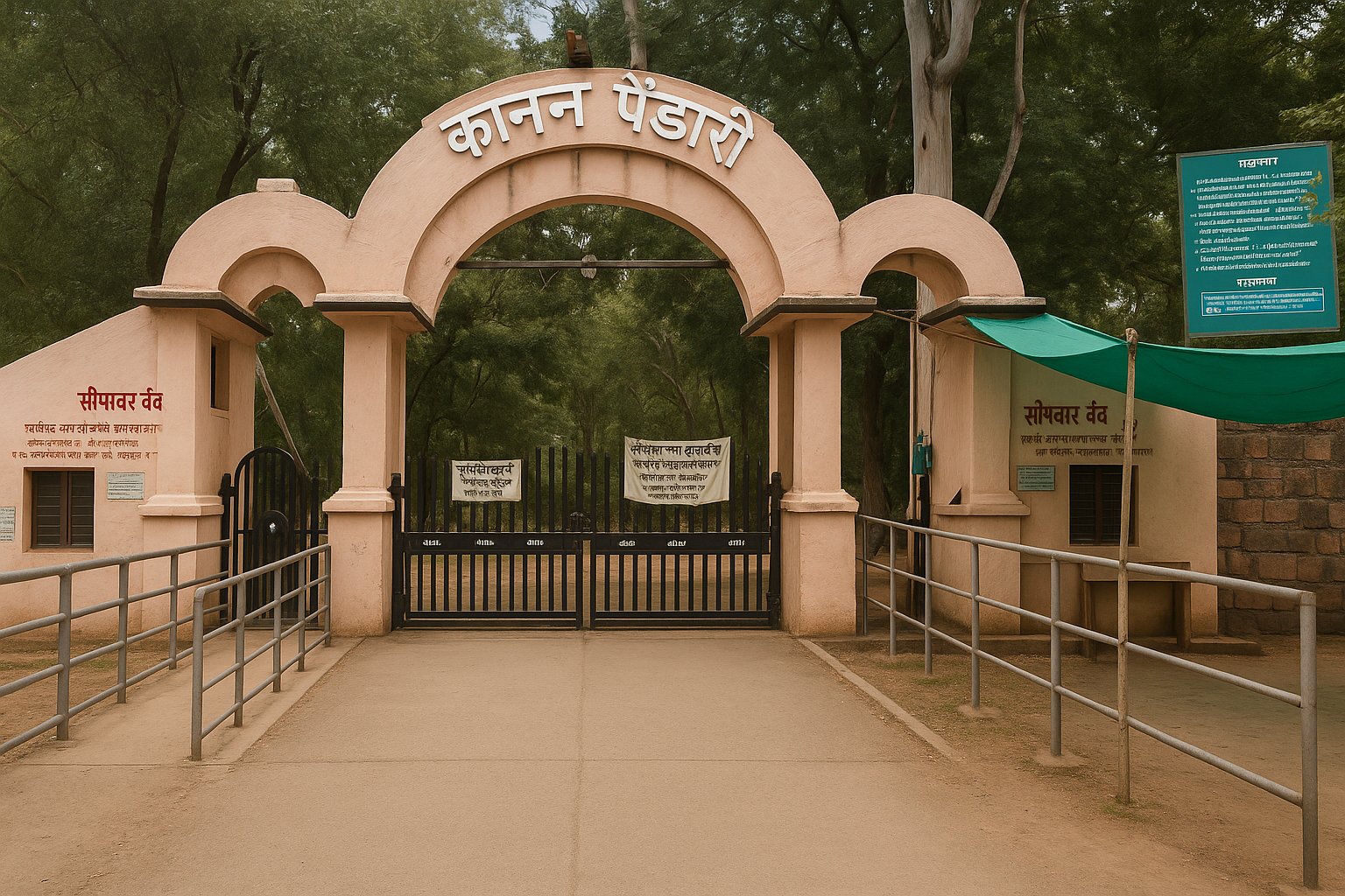 Kanan Pendari Zoo in Bilaspur