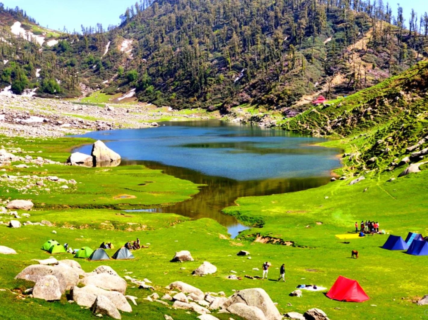 Kareri Lake in Kangra
