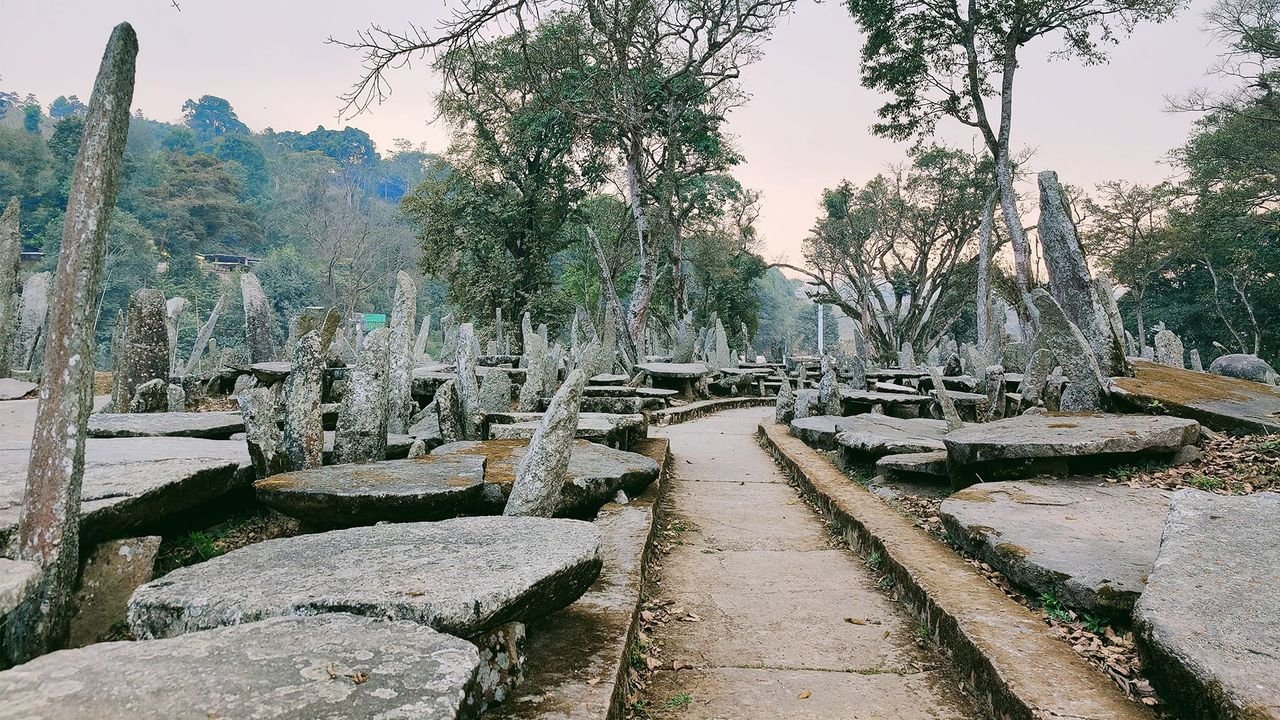 Khasi Monoliths in Cherrapunji