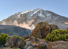 Kibo Peak in Kilimanjaro