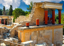 Knossos in Crete