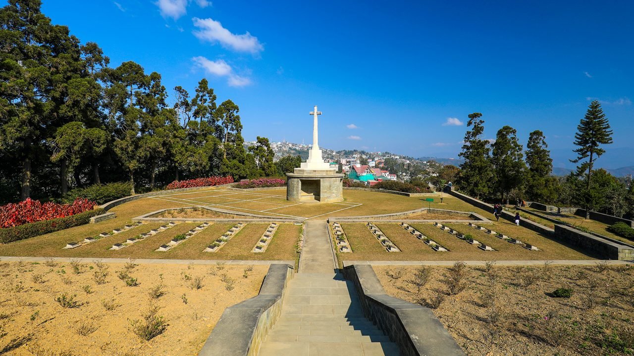 Kohima War Cemetery in Kohima