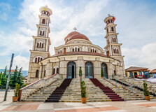 Korca Cathedral in Korca