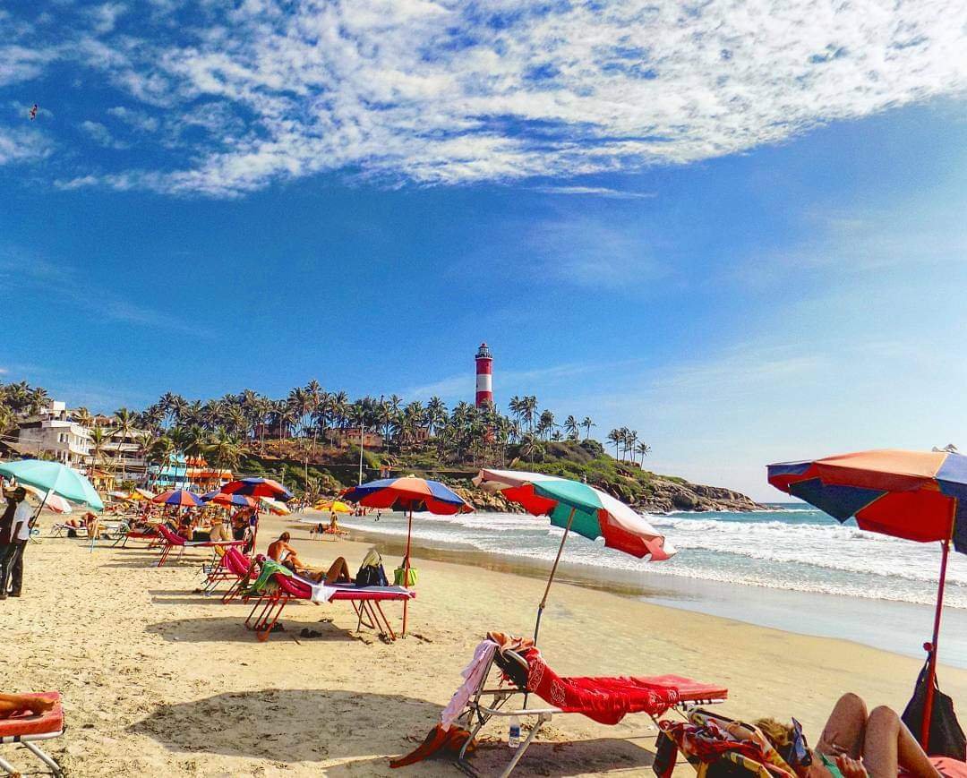 Kovalam Beach in Thiruvananthapuram