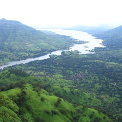 Krishna River in Mahabaleshwar