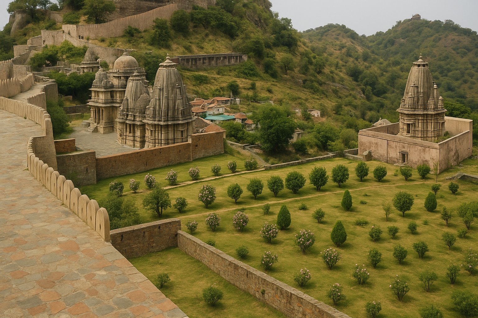 Kumbhalgarh Fort in Kumbhalgarh