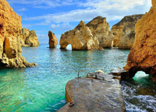 Lagos Beach in Algarve