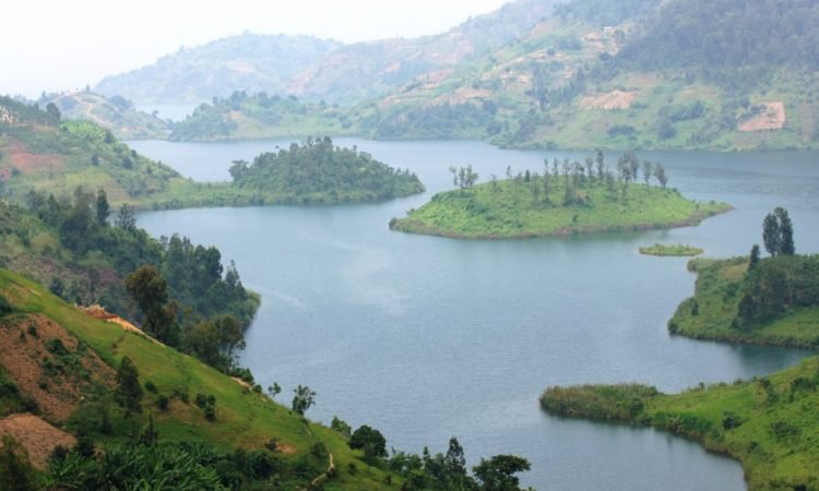 Lake Kivu Rwanda in Eastern-Rwanda