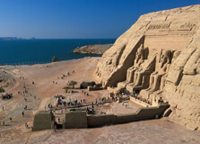 Lake Nasser in Abu Simbel