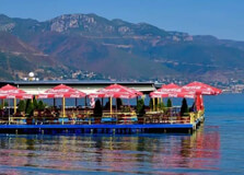 Lake Ohrid in Pogradec