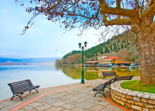 Lake Orestiada in Kastoria