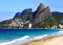 Leblon Beach in Rio De Janeiro