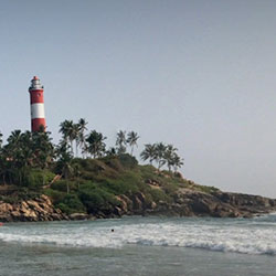 Lighthouse Beach in Kovalam