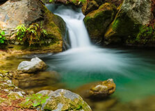 Limekiln Falls in California