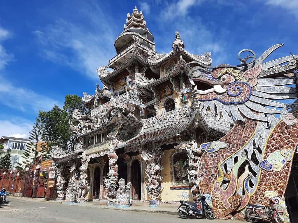 Linh Phuoc Pagoda in Dalat