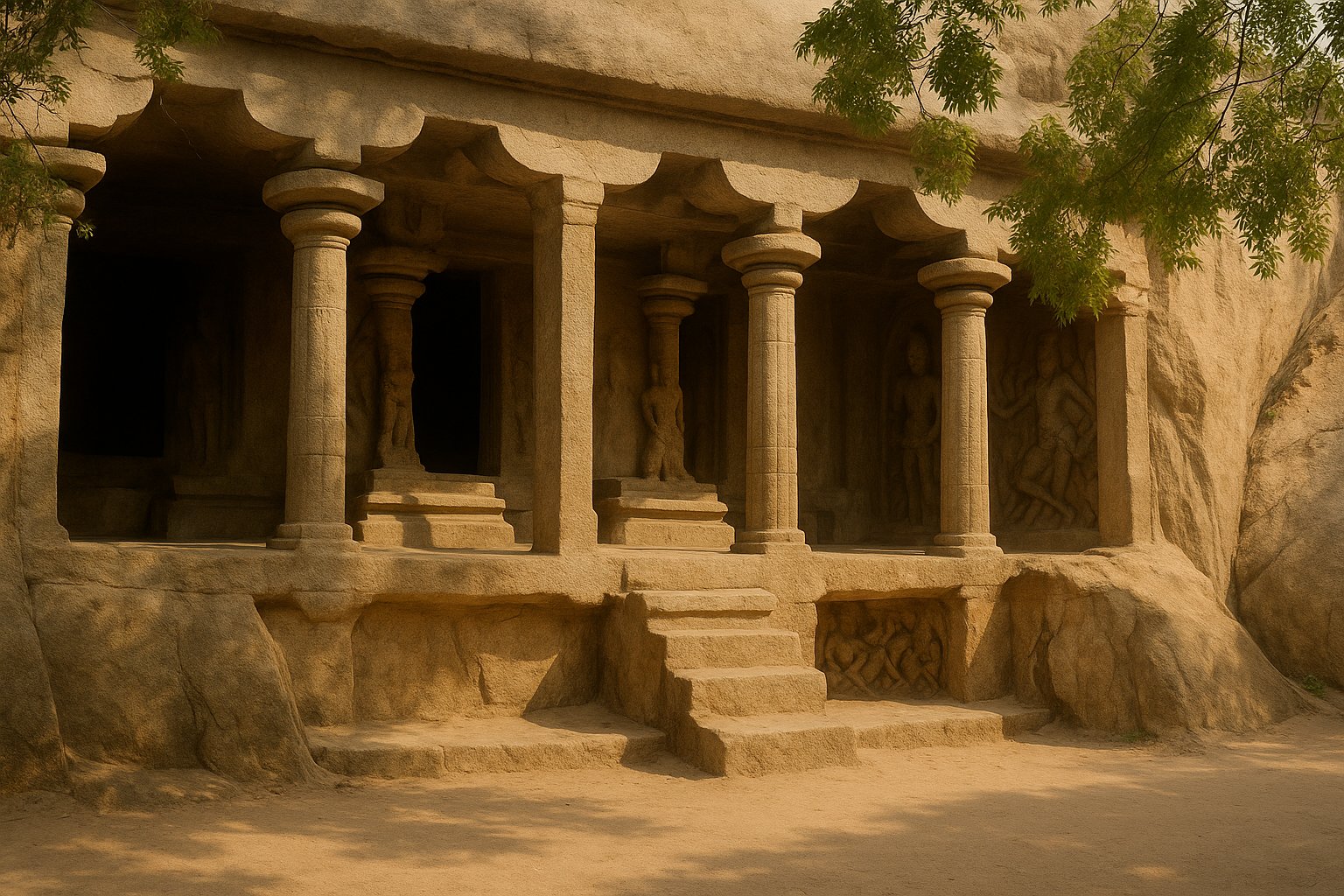 Mahishamardini Cave in Mahabalipuram