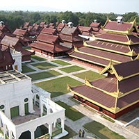 Mandalay Palace in Mandalay