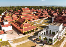 Mandalay Palace in Mandalay
