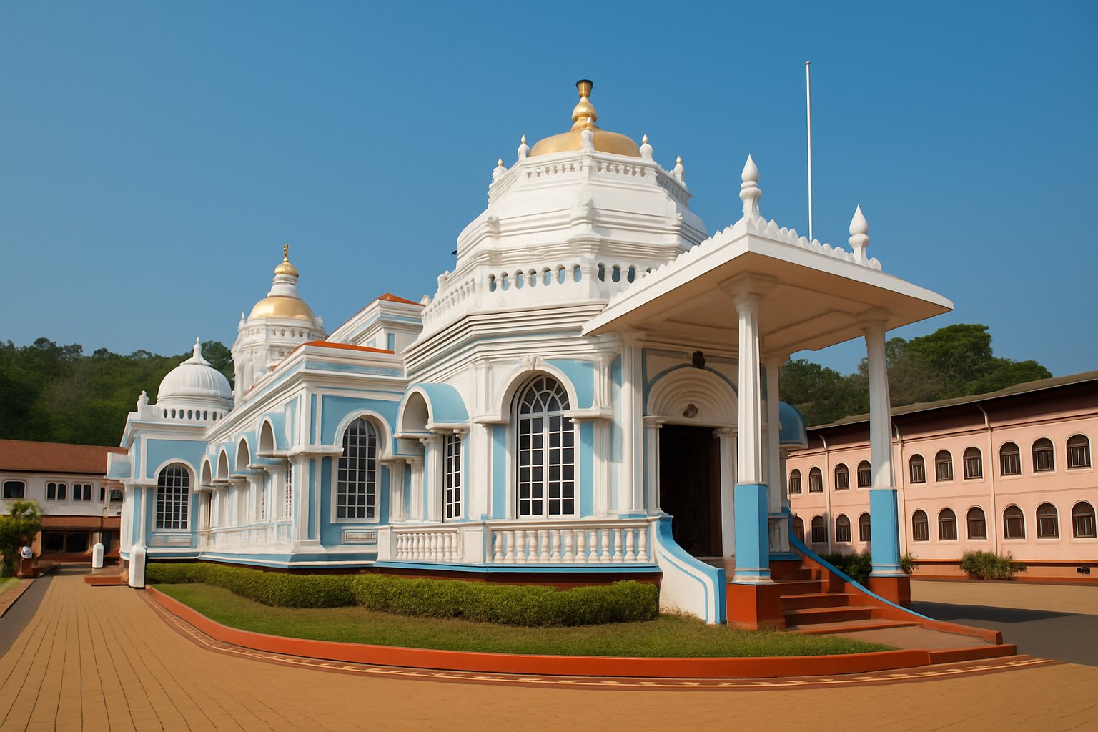 Mangeshi Temple in Goa City