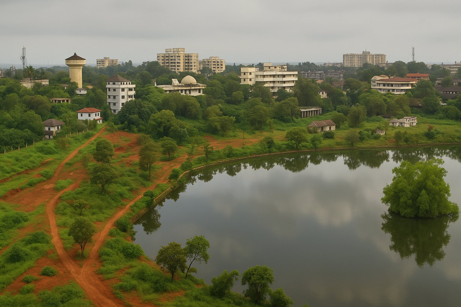 Manipal Lake in Manipal