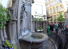 Manneken Pis in Brussels