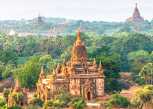 Manuha Temple in Bagan